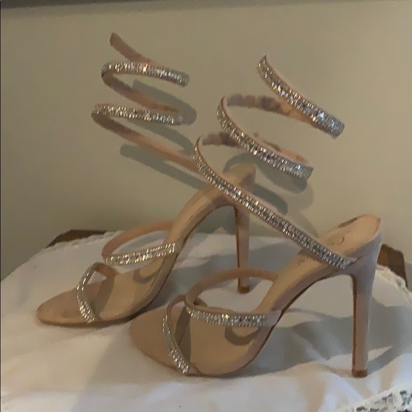 One of a kind shiny heeled sandals - Picture 2 of 4